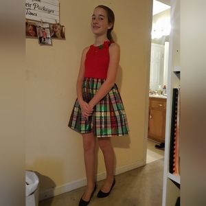 Size 12 girls Bonnie Jean Christmas Party Dress